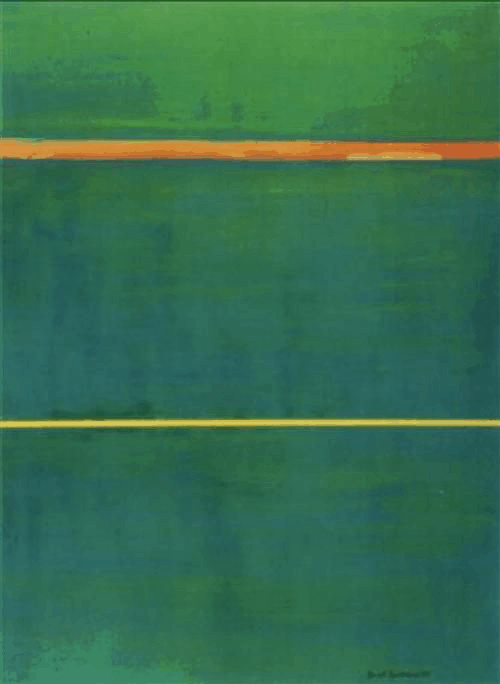 Barnett Newman - Dionysius - A example of colour field painting