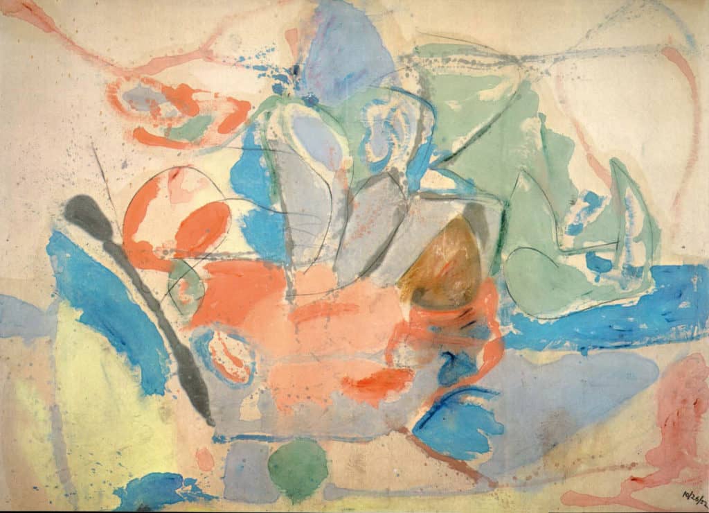 Helen Frankenthaler - Mountains and Sea - 1952