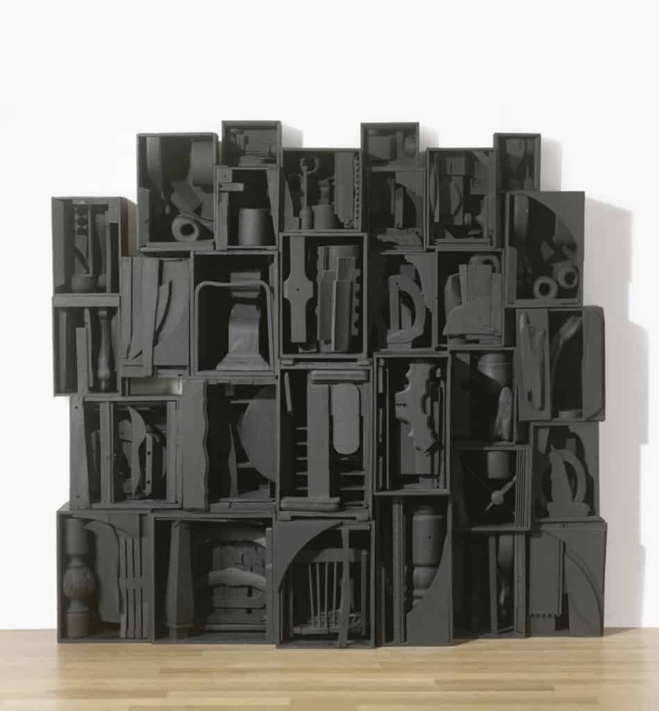 Louise Nevelson's sculpture - Sky Cathedral - 1958