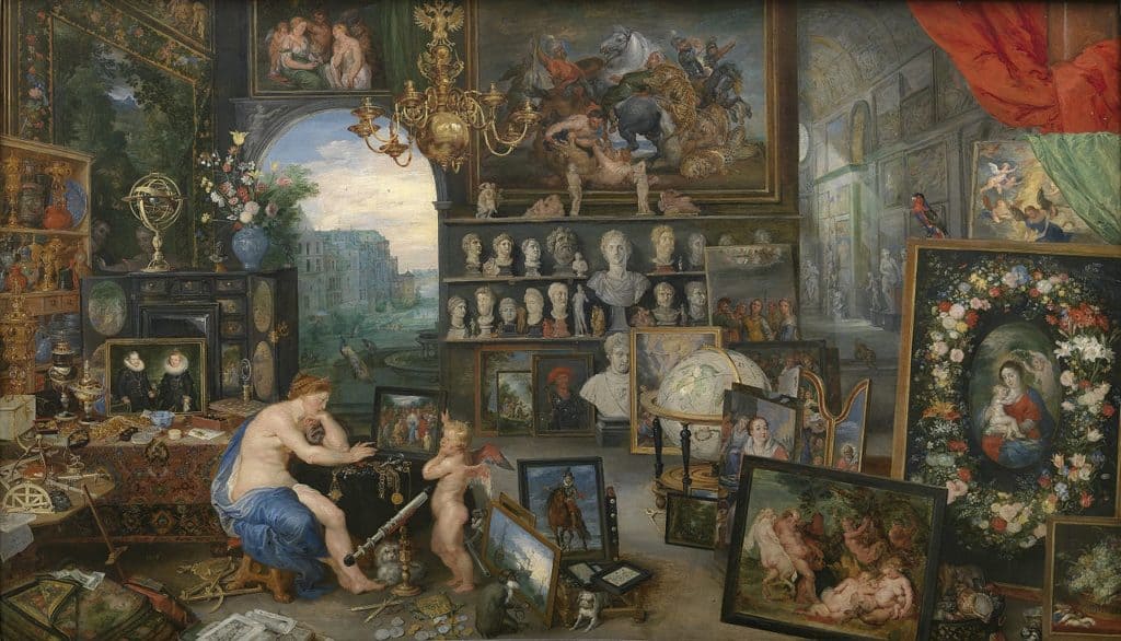 Jan Brueghel the Elder and Peter Paul Rubens, The Five Senses (Series), Sight, 1617