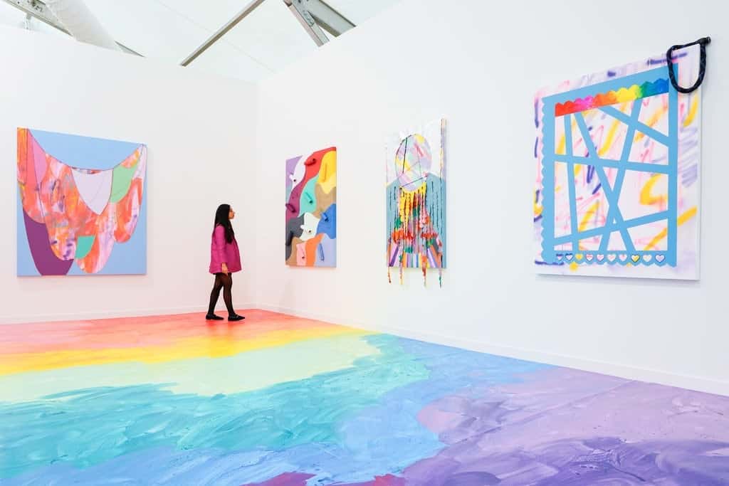 Sarah Cain - Galerie Lelong - Frieze New York 2019