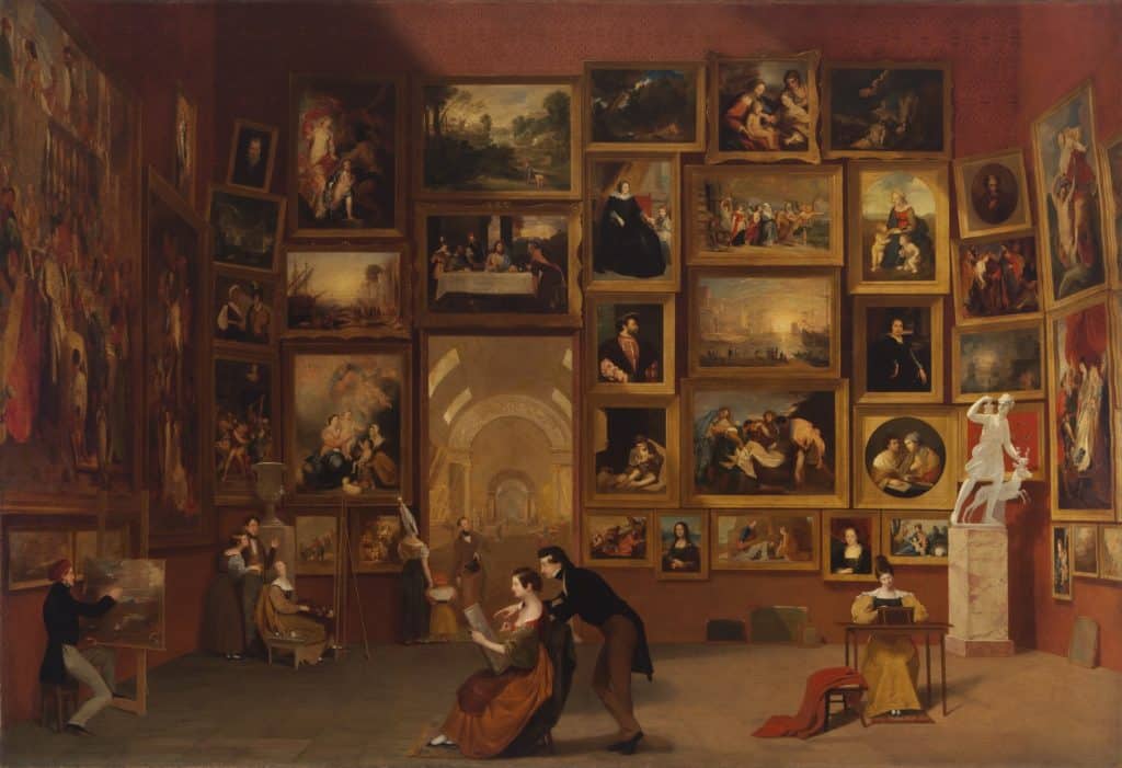 Samuel Morse - Gallery of the Louvre - 1831-33