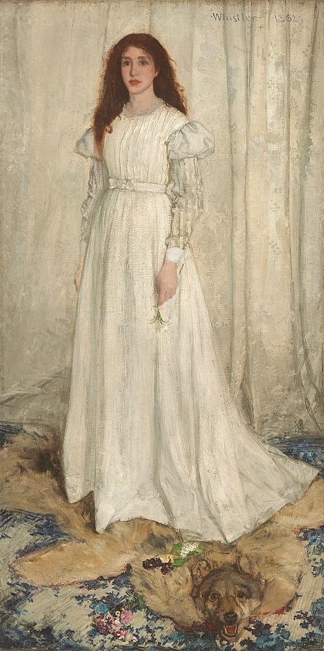 James McNeill Whistler - Symphony in White, No. 1: The White Girl - 1861