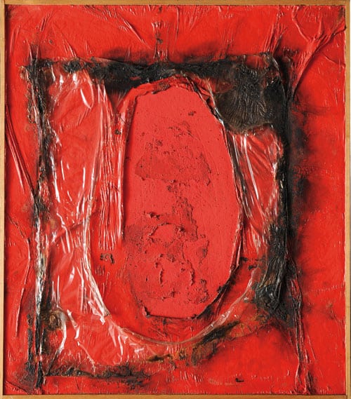 Alberto Burri - Red Plastic - 1961 