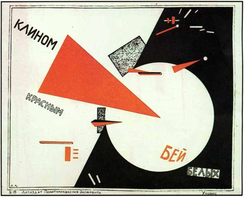 El Lissitzky - Beat the Whites with the Red Wedge - 1920