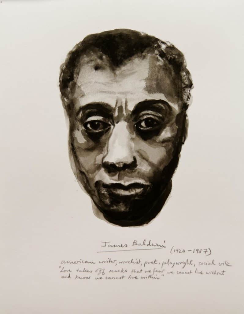 Marlene Dumas - James Baldwin - 2014