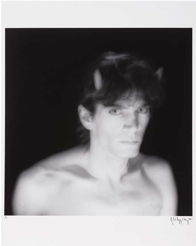 Robert Mapplethorpe - Self Portrait (with horns) - 1985