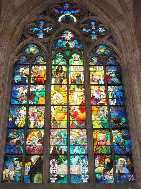 Alphonse Mucha, St. Vitas Cathedral Prague