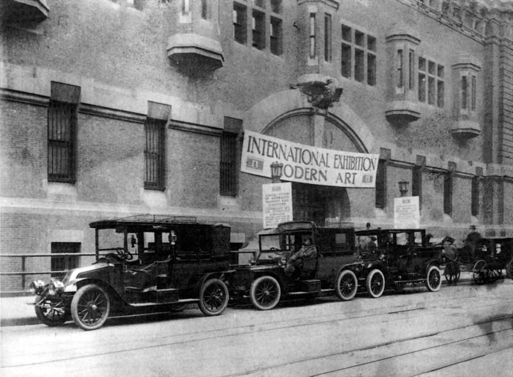 The entry of the 1913 NYC Armory show.