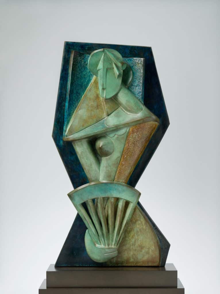 Alexander Archipenko, Woman With Fan