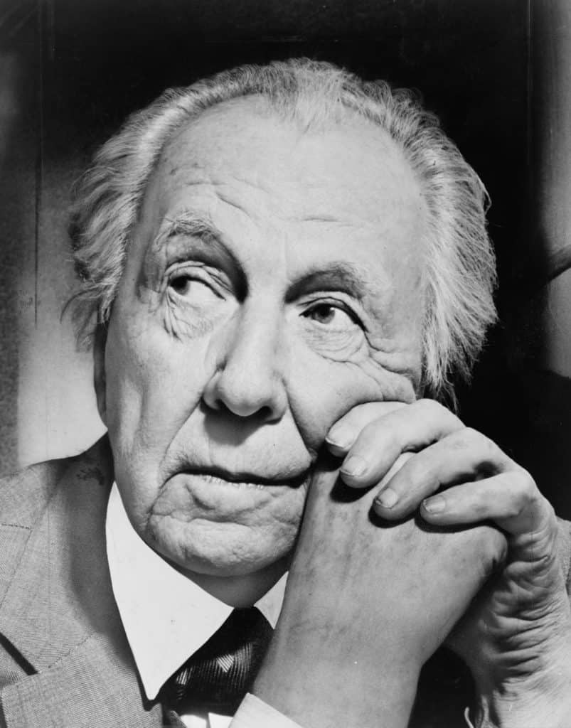 Frank Lloyd Wright portrait 