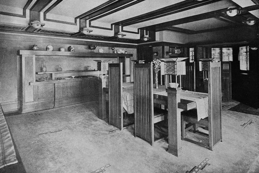 Interior of Frederick Robie House