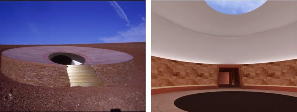 James Turrell, Roden Crater, Painted Desert, Arizona, 4.3km, 2024.