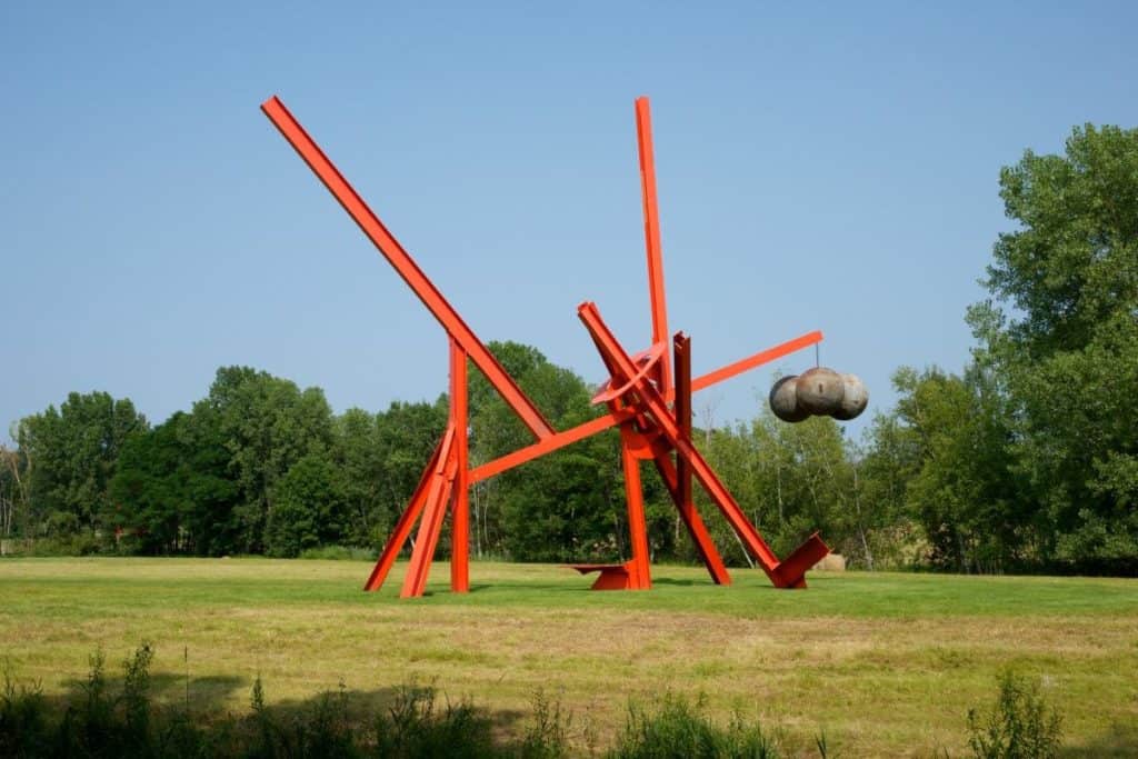 Mark di Suvero, Figolu, at the Storm King Art Center 