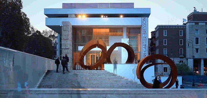 Beverly Pepper at the Ara Pacis, Rome, 2014