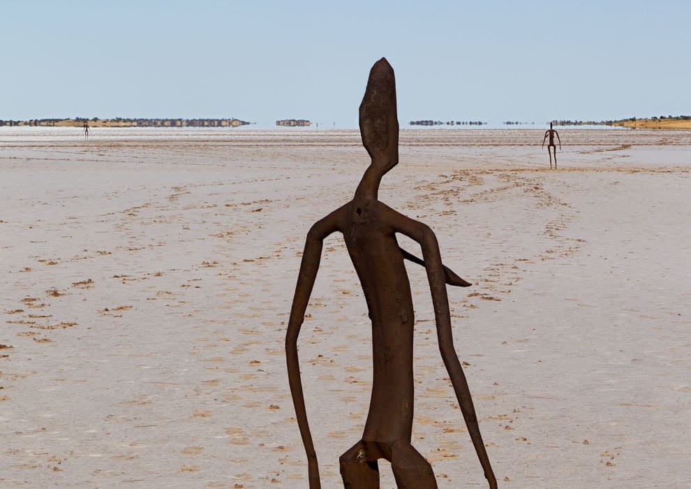 Antony Gormley, Inside Australia, Lake Ballard, 2002-03