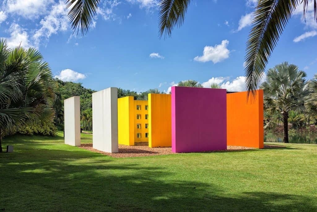 sculpture park by Hélio Oiticica at De Luxe at Inhotim museum, Brazil