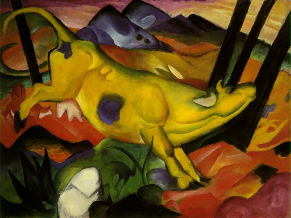 Franz Marc, The Yellow Cow, 1911