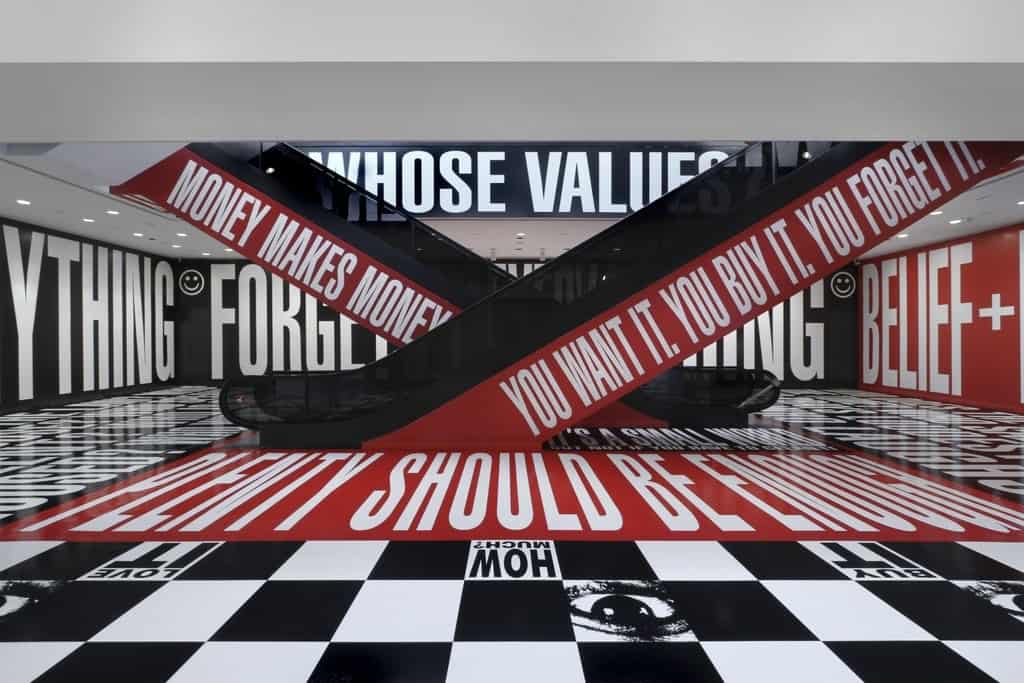 Barbara Kruger, Belief+Doubt. Hirshhorn Museum and Sculpture Garden.