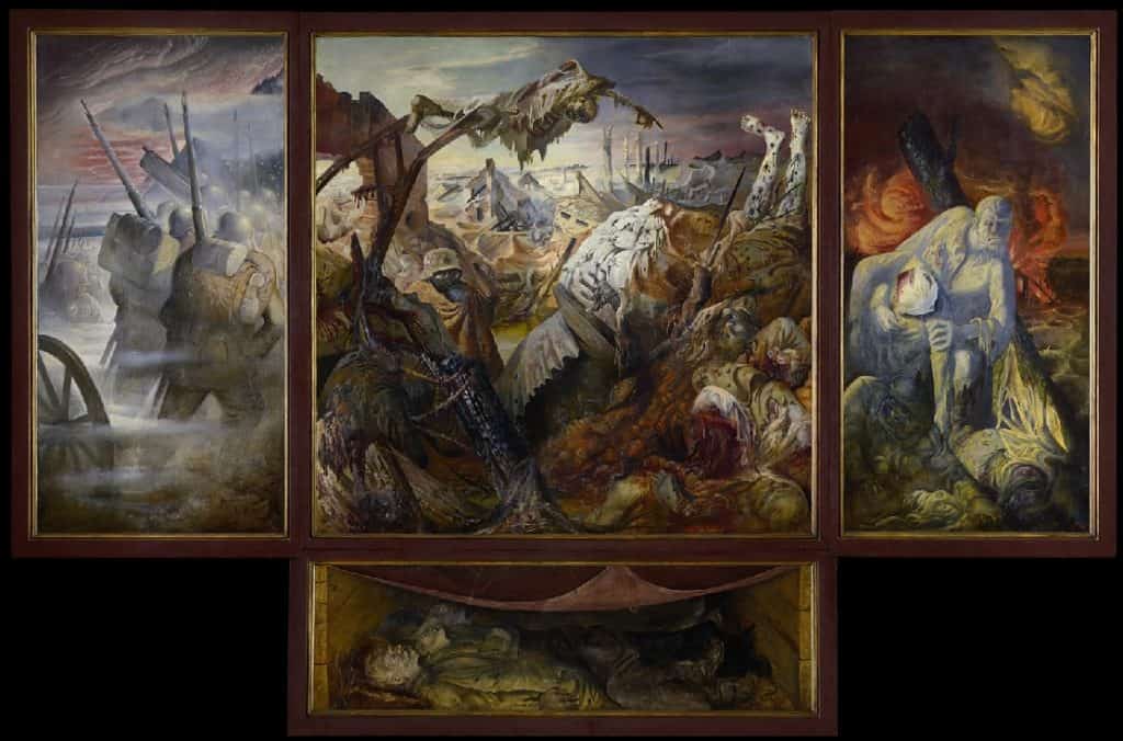 Otto Dix, The War, 1929-32. Degennerate Art