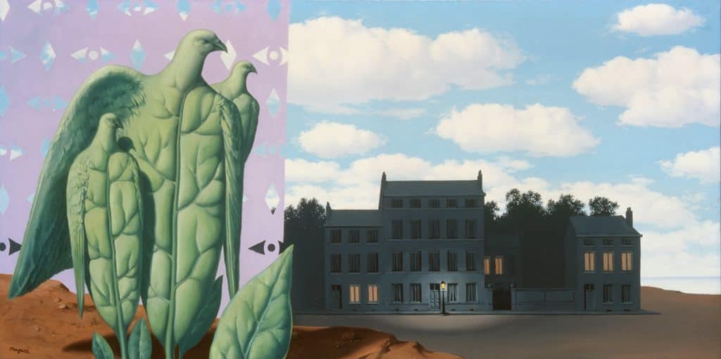 René Magritte’s mural The Enchanted Domain