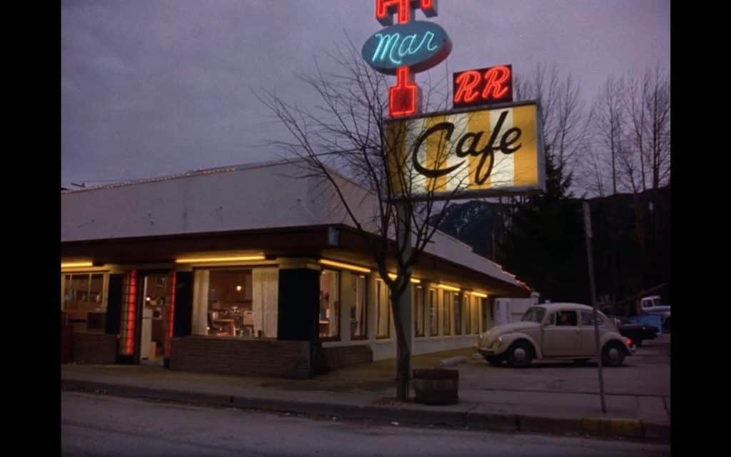 The Double R Diner, Twin Peaks. Still from Season 1 Pilot, Twin Peaks