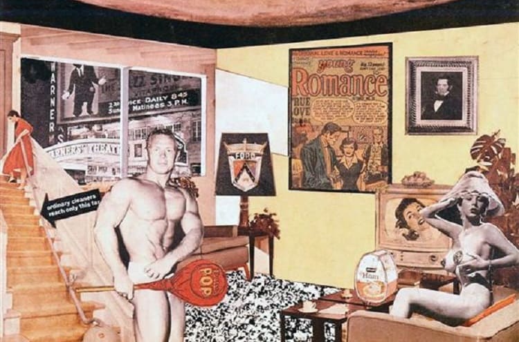 Richard Hamilton, Just what is it that makes today's homes so different, so appealing?.  "This is tomorrow"
