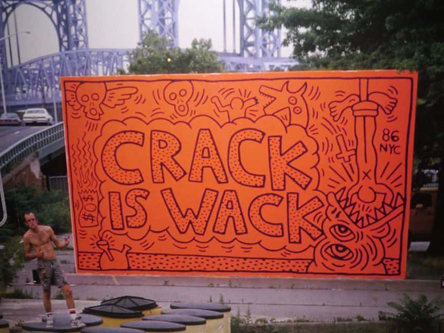 Portraits of America: Keith Haring’s Crack is Wack Mural - Artland Magazine