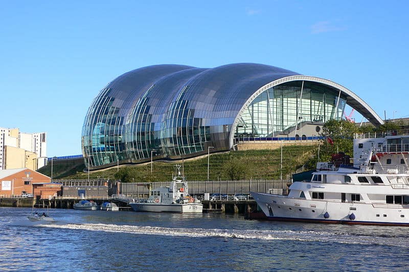 The Sage Gateshead, Gateshead. Blobitecture