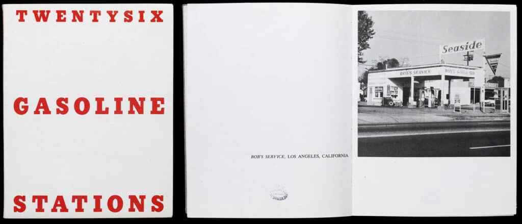 Ed Ruscha, Twentysix gasoline stations, first published 1963 in Los Angeles © Victoria and Albert Museum, London