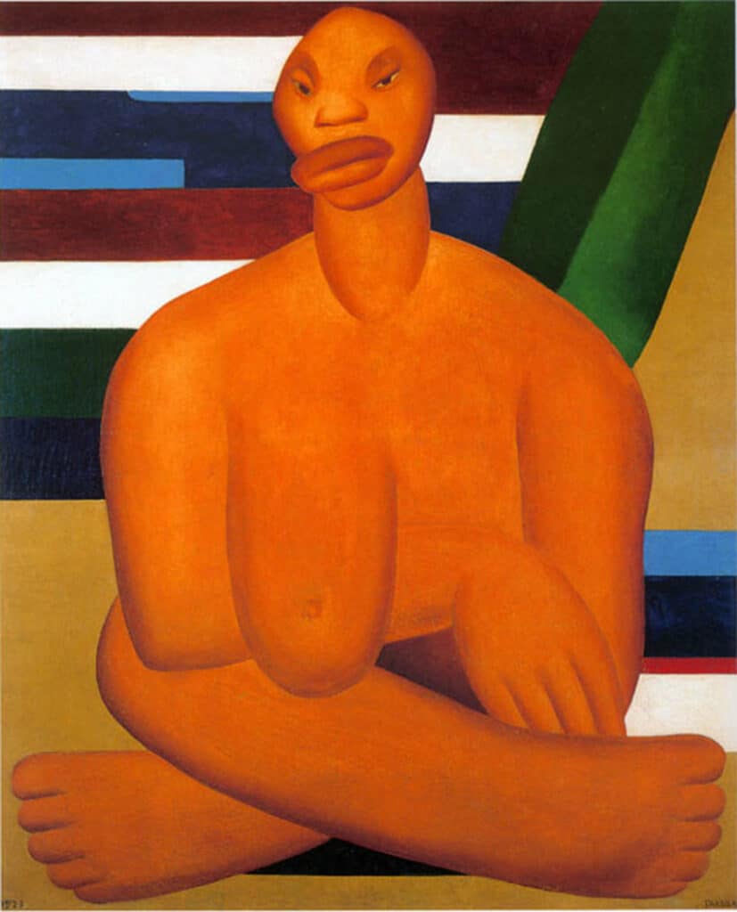 Tarsila do Amaral A Negra 1923. Museo de Arte Contemporânea de Universidade de São Paulo. Latin American Art 