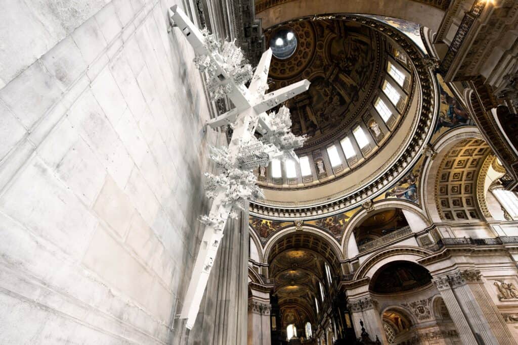 Gerry Judah, GREAT WAR SCULPTURE, 2014. St Paul’s Cathedral, London. 