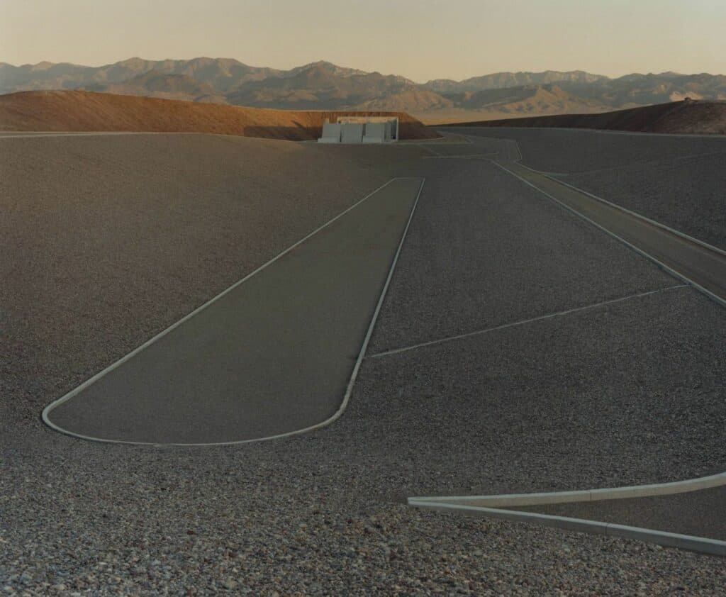 Michael Heizer, City, 1970-ongoing. Image © Jamie Hawkesworth for the New Yorker. Remote art installations.