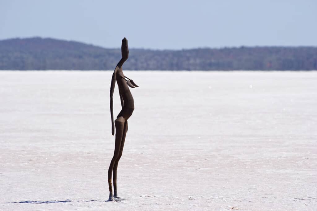 Antony Gormley, Inside Australia, 2003. 51 elements based on 51 inhabitants of Menzies, Western Australia Commission for the 50th Perth International Arts Festival, Western Australia Photography by Frances Andrijich