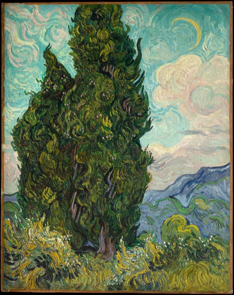 Vincent van Gogh, Cypresses, 1889.
Jo van Gogh-Bonger