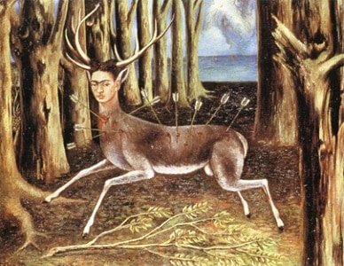 Frida Kahlo, The Wounded Deer, oil painting