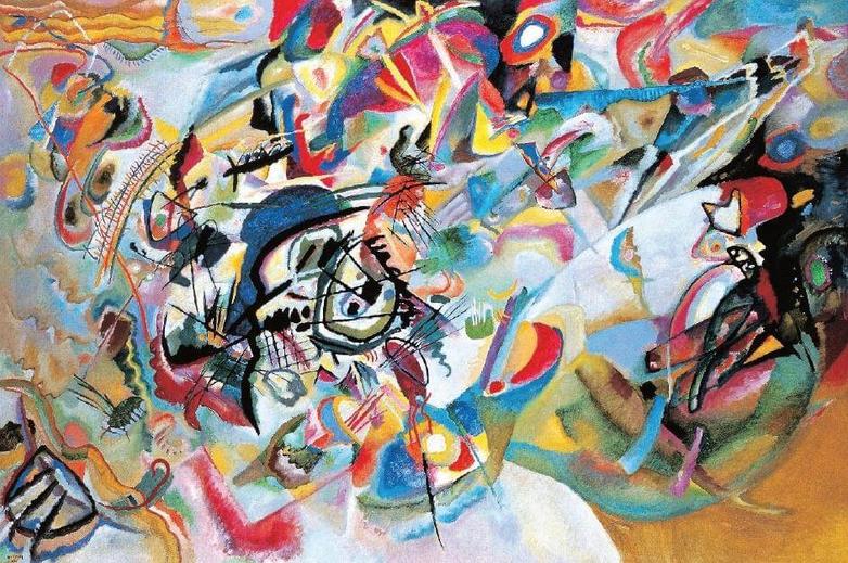 Wassily Kandinsky - Improvisation VII. Painting reproduced by Ashley Bassie