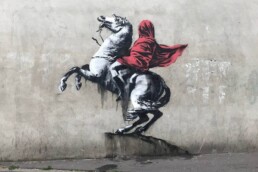 Banksy, Red Horseman
