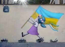 10 Poignant Works of Street Art Around The World in Support of Ukraine