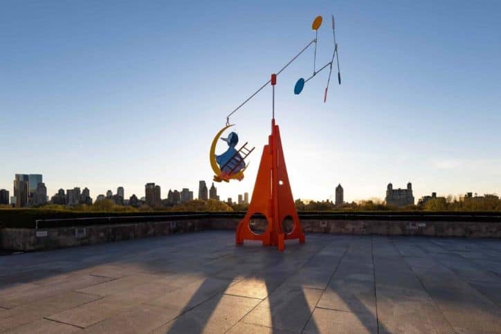 Alex Da Corte's installation titled 'As Long as the Sun Lasts', 2021