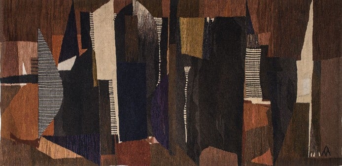 Example of fiber art by Magdalena Abakanowicz