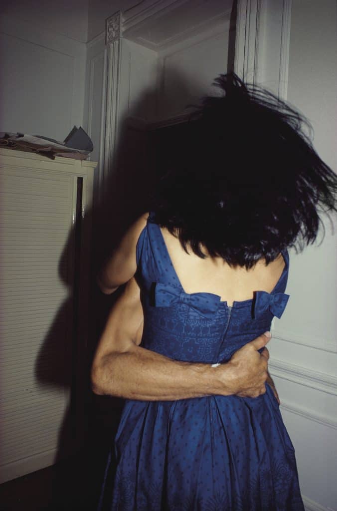 Photograph by Nan Goldin titled The Hug