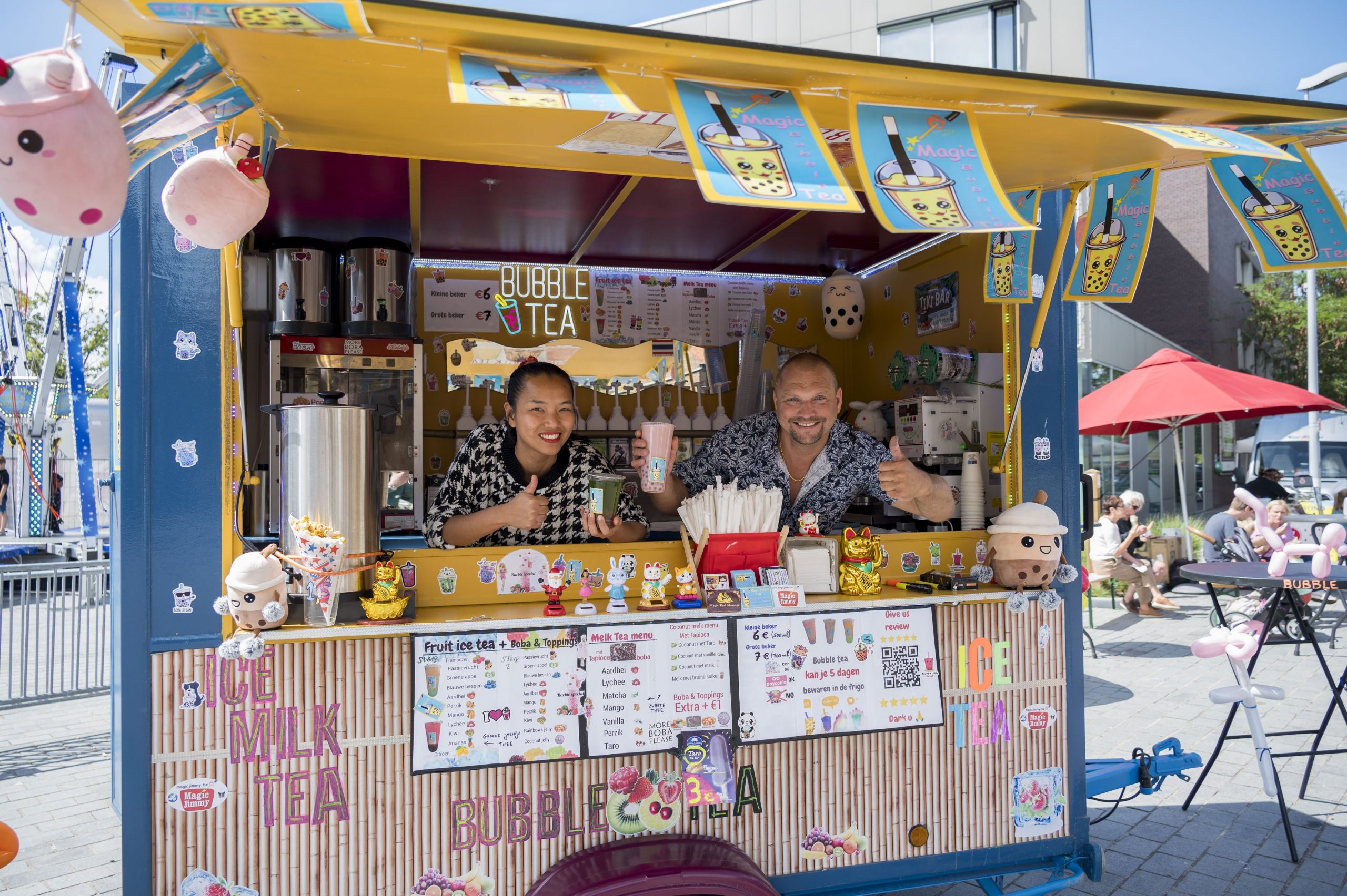 Magic Bubble Tea .On ICE Kust Avondmarkten