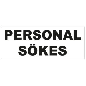 Personal sökes