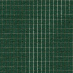 Tela Magomar Patchwork country - colección Primitive Homespun - cuadros tono verde con una linea beige - Dunroven House 100% Algodón Ref MPH403