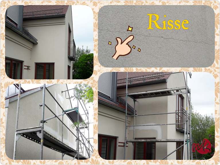 Risse in der Fassade