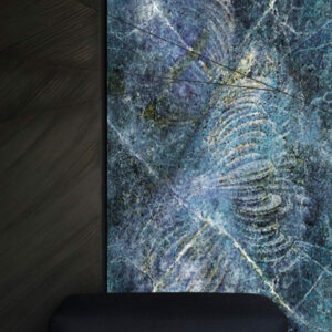 Glass art for a business office