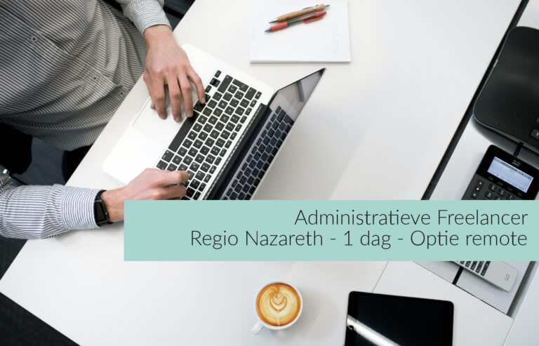 Administratieve Freelancer Nazareth - 1 dag per week - Remote