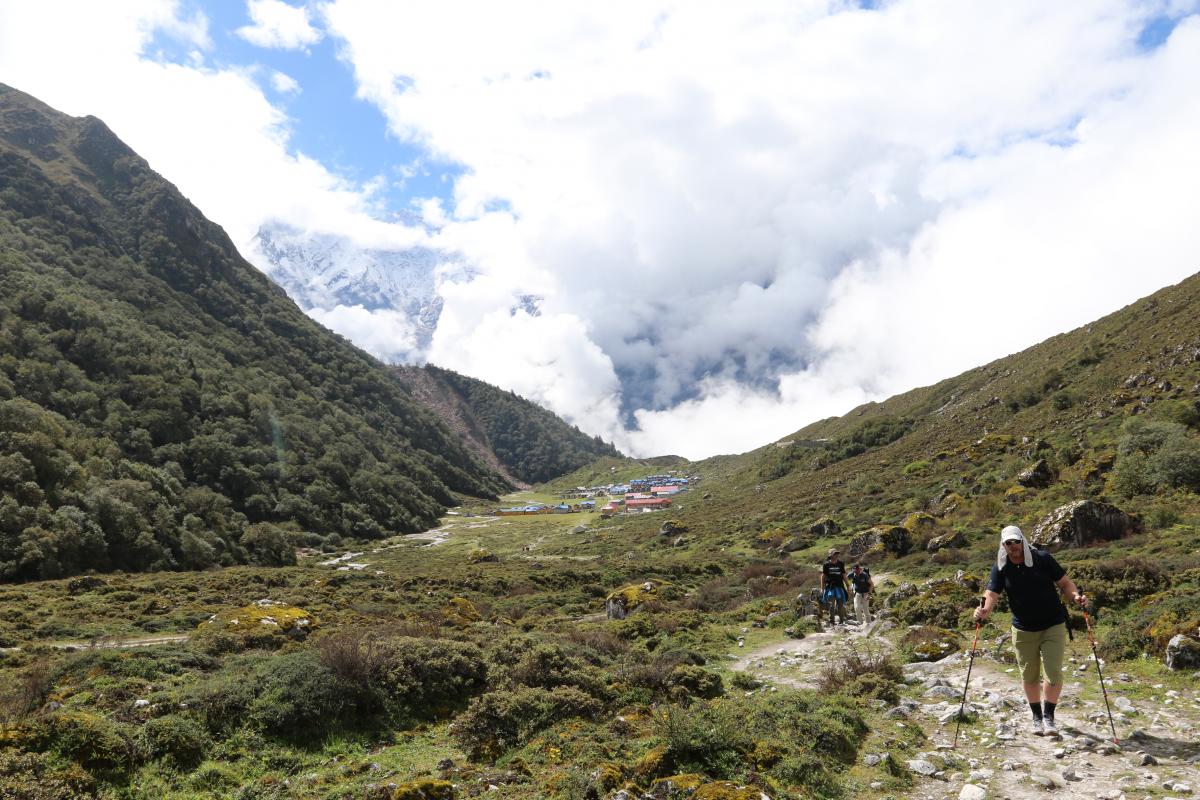 Acclimatisatie wandeling naar meer Ponkar (4100m)