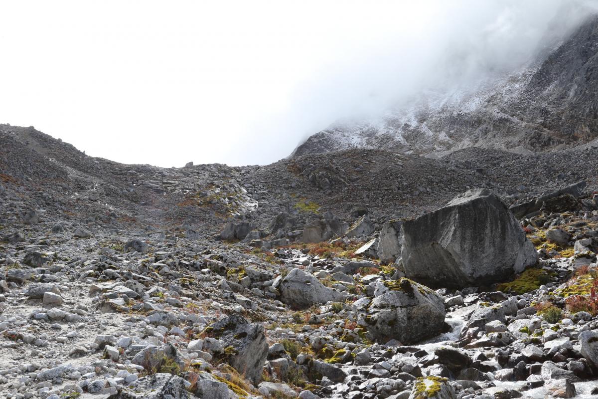 Trek van Bhimthan naar Samdo via Larke pass